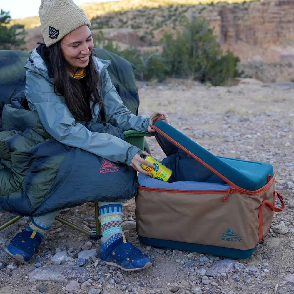 Kelty 28L Folding Cooler - Dull Gold/Deep Teal 10 Kelty 28L Folding Cooler - Dull Gold/Deep Teal - Image 8