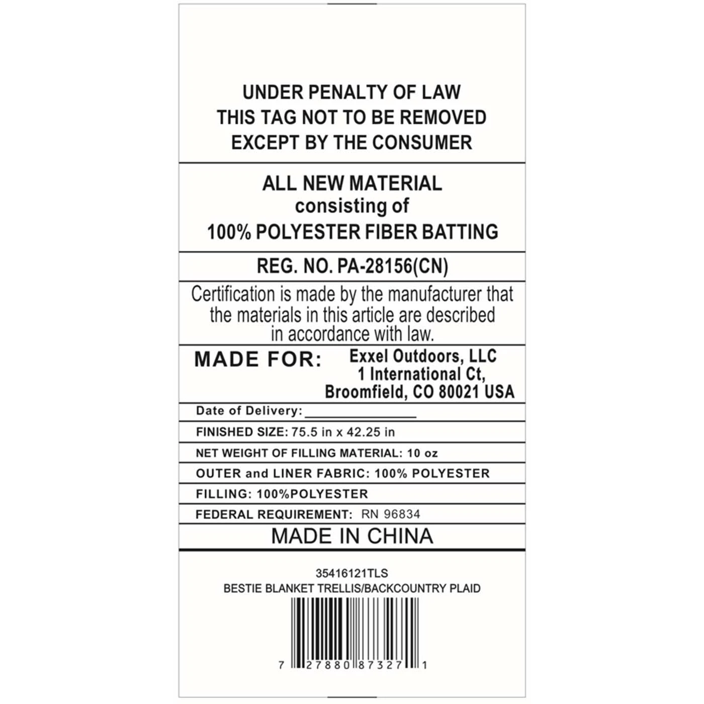 Kelty Bestie Blanket 8 Kelty Bestie Blanket - Image 6