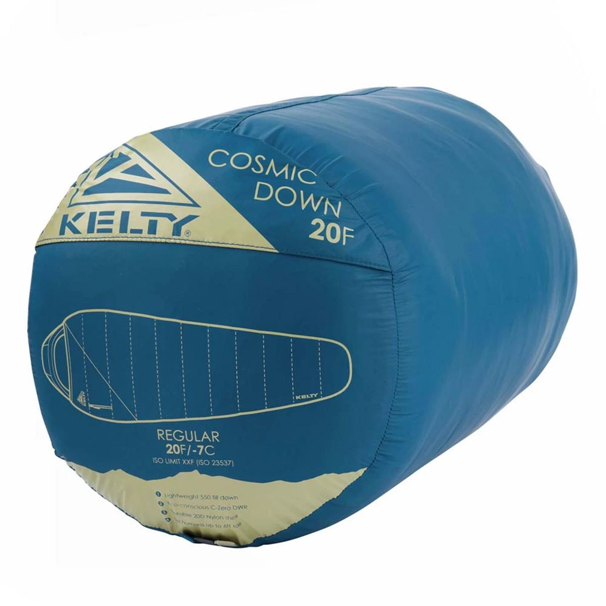 Kelty Cosmic 20 Deg 550 Down Sleeping Bag, Long Size, Right-Hand 7 Kelty Cosmic 20 Deg 550 Down Sleeping Bag, Long Size, Right-Hand - Image 5