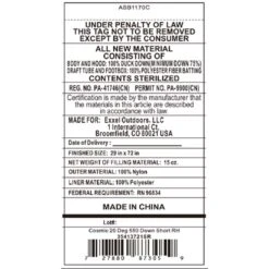 Kelty Cosmic 20 Deg 550 Down Sleeping Bag, Short Size, Right-Hand -Kelty Sales Store kelty cosmic 20 deg 550 down sleeping bag short size right hand 132