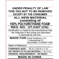 Kelty Cosmic SI Sleeping Pad - Lyons Blue -Kelty Sales Store kelty cosmic si sleeping pad lyons blue 25