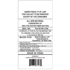 Kelty Cosmic Synthetic 20 Deg Sleeping Bag - Long 13 Kelty Cosmic Synthetic 20 Deg Sleeping Bag - Long -Kelty Sales Store kelty cosmic synthetic 20 deg sleeping bag long 133