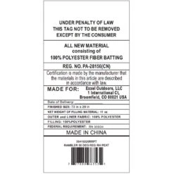 Kelty Rambler 50 Deg Sleeping Bag, Regular Size, Right-Hand -Kelty Sales Store kelty rambler 50 deg sleeping bag regular size right hand 121