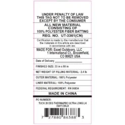 Kelty Tuck 20 Deg Thermapro Ultra Sleeping Bag, Long Size, Left-Hand -Kelty Sales Store kelty tuck 20 deg thermapro ultra sleeping bag long size left hand 136